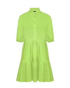Зеленое платье рубашка Dan maralex