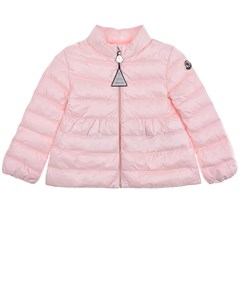 Розовая стеганая куртка Moncler