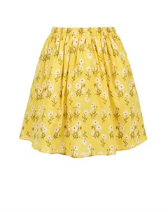 Желтая юбка с цветочным принтом No21