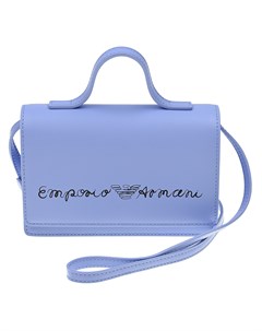 Сиреневая сумка с логотипом 18x12x4 см Emporio armani