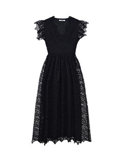 Приталенное черное платье Vivetta