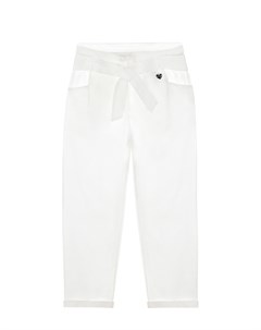 Укороченные белые брюки Twinset