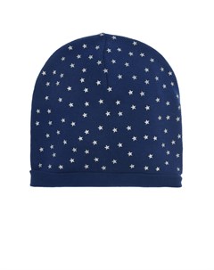 Синяя шапка с декором звезды Regina
