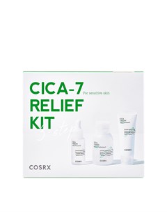 Набор миниатюр для ухода за чувствительной кожей CICA 7 Relief Kit 1 шт Cosrx