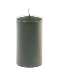 Декоративная свеча Velours зелёная 8х15 см Wenzel