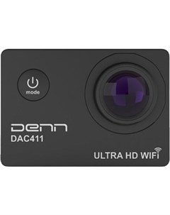 Экшн камера DAC411 чёрный Denn