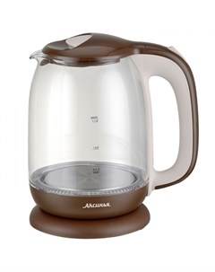Электрический чайник КС 1020 коричневый с бежевым Аксинья
