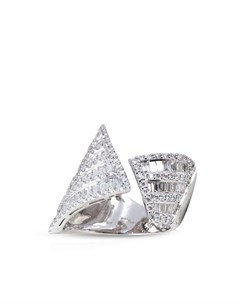 Кольцо Origami из белого золота с бриллиантами Kavant & sharart