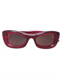 Солнцезащитные очки в прозрачной оправе Bottega veneta eyewear