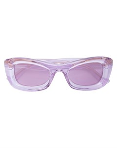 Солнцезащитные очки в прозрачной оправе Bottega veneta eyewear