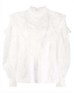 Блузка с длинными рукавами и оборками Isabel marant etoile