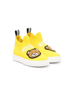 Слипоны с принтом Moschino kids