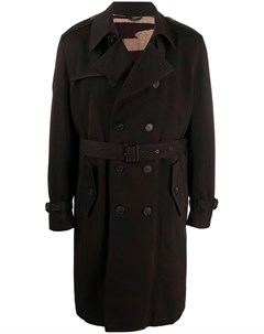 Двубортное пальто с поясом Missoni