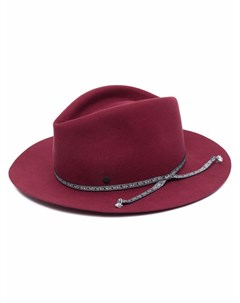 Шляпа федора с логотипом Maison michel