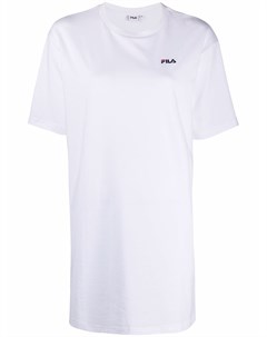 Платье футболка с вышитым логотипом Fila