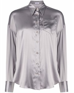 Рубашка с нагрудным карманом Brunello cucinelli