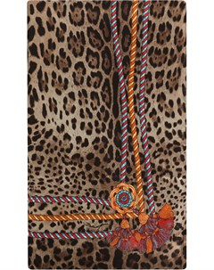 Платок с леопардовым принтом Dolce&gabbana