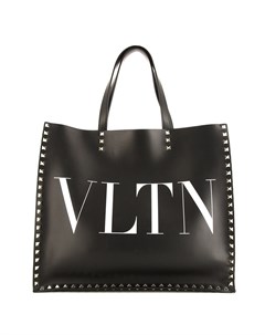 Сумка шопер 2010 х годов с логотипом VLTN Valentino garavani pre-owned