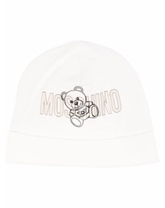 Шапка бини с вышитым логотипом Moschino kids