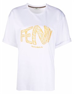 Футболка с логотипом Fendi