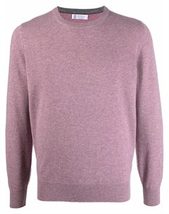 Кашемировый свитер с круглым вырезом Brunello cucinelli