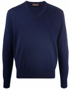 Кашемировый свитер с V образным вырезом Doriani cashmere