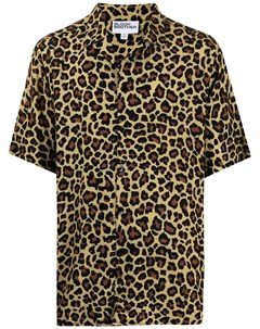 Рубашка с леопардовым принтом и короткими рукавами Blood brother
