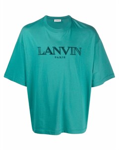 Футболка с нашивкой логотипом Lanvin