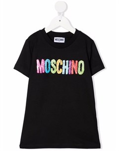 Футболка с логотипом Moschino kids