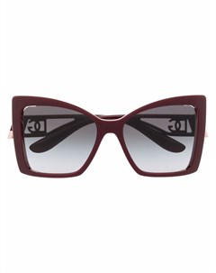 Солнцезащитные очки в массивной оправе с логотипом Dolce & gabbana eyewear