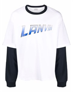 Футболка с длинными рукавами и логотипом Lanvin