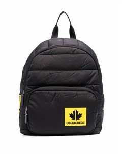Дутый рюкзак с нашивкой логотипом Dsquared2 kids