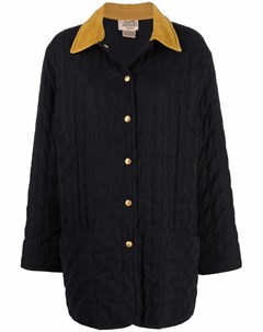 Куртка 1990 х годов с контрастным воротником Hermès