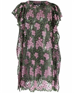 Прозрачное платье 2000 х годов с цветочной вышивкой Junya watanabe comme des garçons pre-owned
