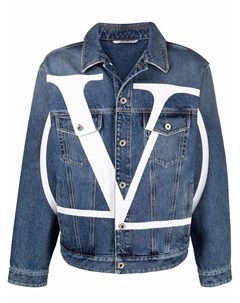 Джинсовая куртка с логотипом VLogo Signature Valentino