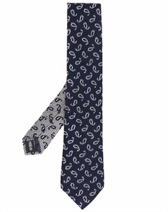 Жаккардовый галстук с узором пейсли Giorgio armani
