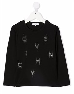 Толстовка с круглым вырезом и логотипом Givenchy kids