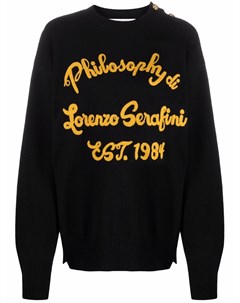 Джемпер с логотипом Philosophy di lorenzo serafini