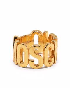 Кольцо с логотипом Moschino