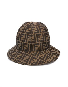 Шляпа с логотипом FF Fendi kids