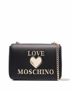 Стеганая сумка на плечо с логотипом Love moschino
