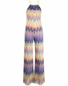 Расклешенный комбинезон с узором зигзаг M missoni