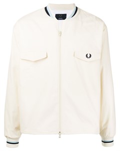 Бомбер с вышитым логотипом Fred perry