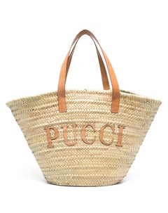 Пляжная сумка с логотипом Emilio pucci