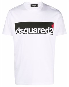 Футболка с короткими рукавами и логотипом Dsquared2