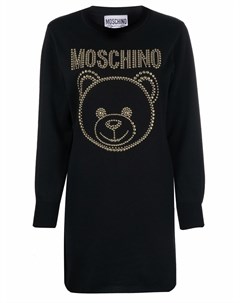 Платье с заклепками Moschino