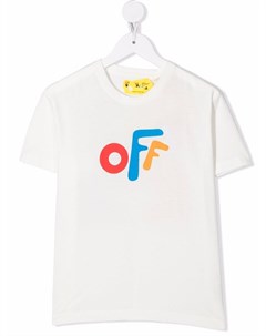 Футболка с логотипом Off-white kids
