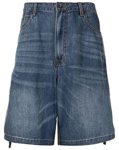 Двухцветные джинсовые шорты Five cm