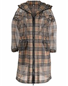 Сетчатая парка в клетку Vintage Check Burberry