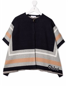 Пальто в стиле колор блок Chloé kids